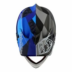 Helmets Troy Lee Designs D3 Carbon MIPS Jet Helmet-Blue