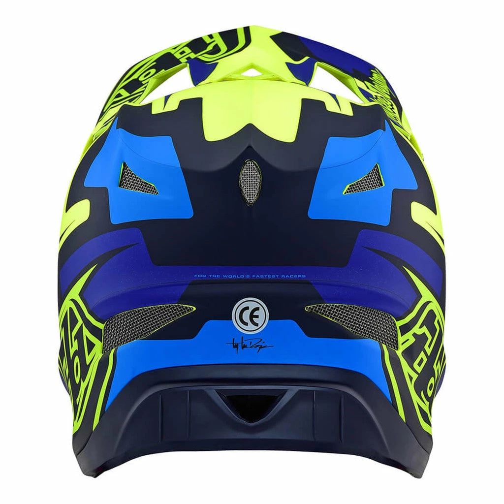 Troy Lee Designs D3 FIberlite Speedcode Helmet-Gray 3 Troy Lee Designs D3 FIberlite Speedcode Helmet-Gray