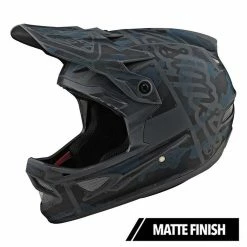 Troy Lee Designs D3 Fiberlite Factory Camo Helmet-Gray
