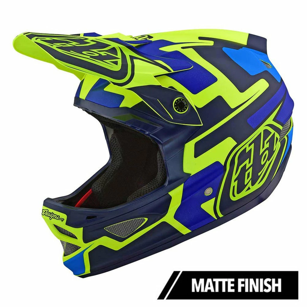 Troy Lee Designs D3 FIberlite Speedcode Helmet-Gray 1 Troy Lee Designs D3 FIberlite Speedcode Helmet-Gray