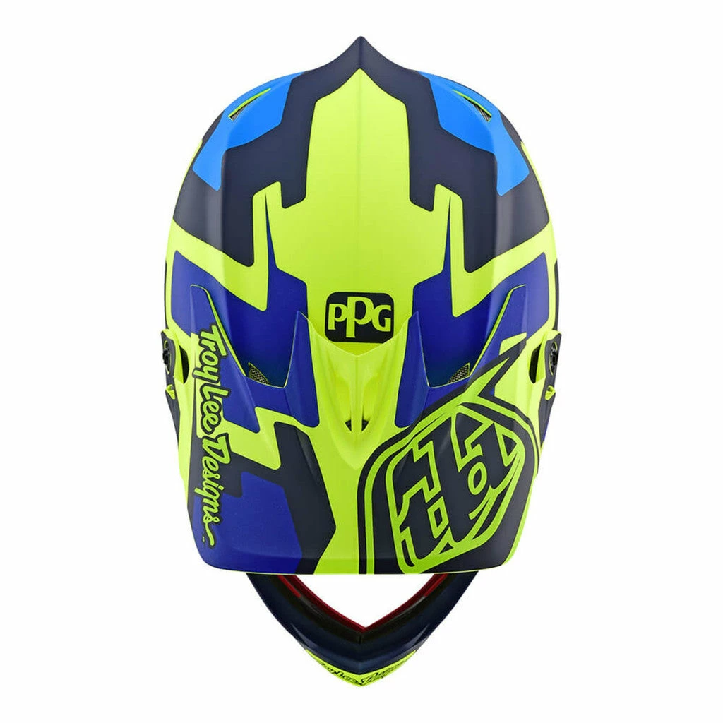 Troy Lee Designs D3 FIberlite Speedcode Helmet-Gray 4 Troy Lee Designs D3 FIberlite Speedcode Helmet-Gray