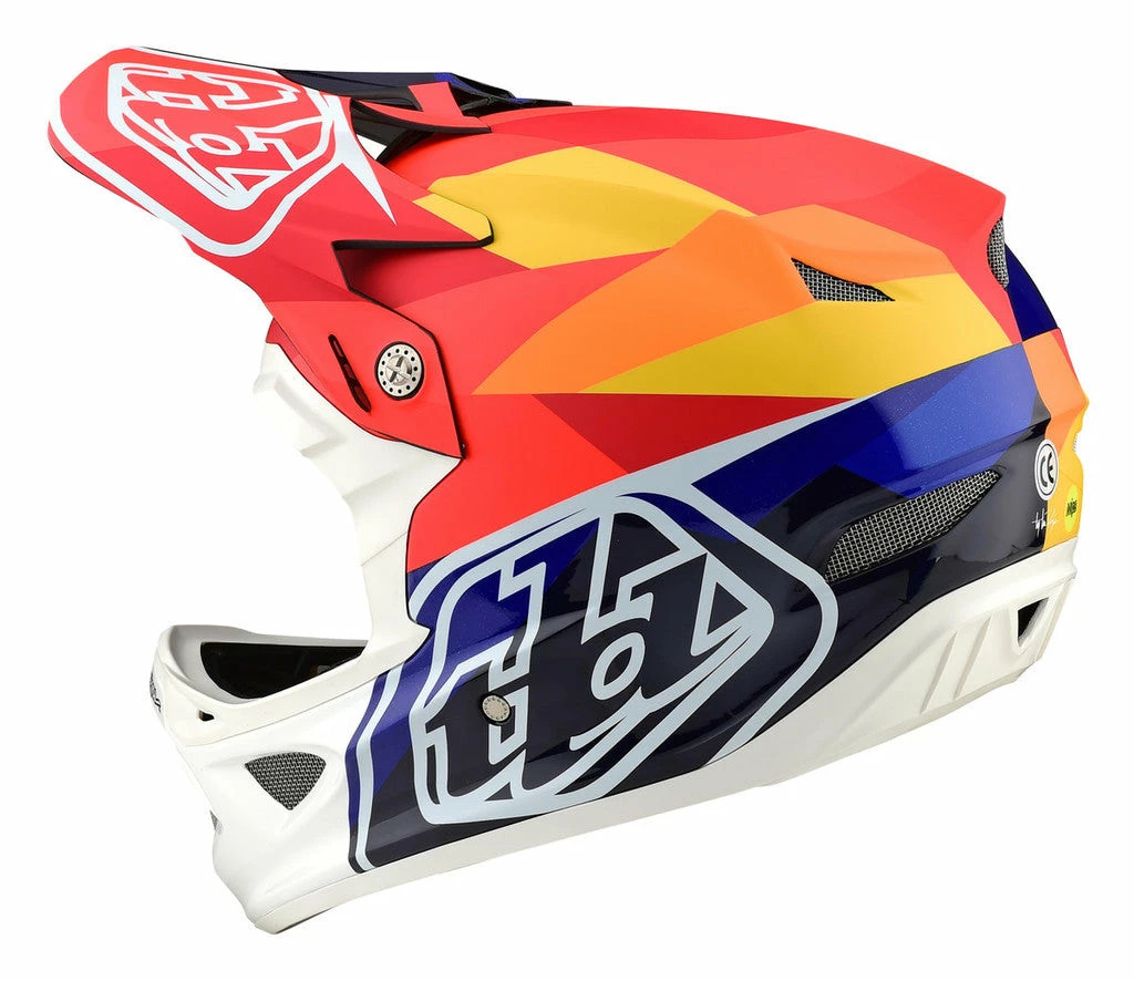 Troy Lee D3 Carbon MIPS Helmet-Jet Orang/Navy 3 Troy Lee D3 Carbon MIPS Helmet-Jet Orang/Navy