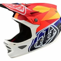 Troy Lee D3 Carbon MIPS Helmet-Jet Orang/Navy