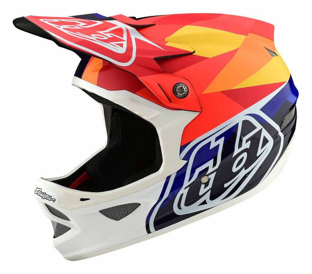 Troy Lee D3 Carbon MIPS Helmet-Jet Orang/Navy 2 Troy Lee D3 Carbon MIPS Helmet-Jet Orang/Navy