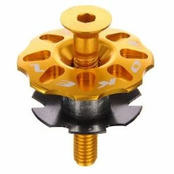 Forks Token Top Cap-Gold