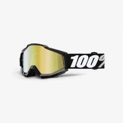 100% Accuri Tornado Goggles-Mirror Gold Lens PROTECTIVE GEAR