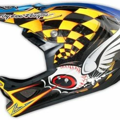 Troy Lee 2014 D3 Finish Line Carbon Helmet-Yellow
