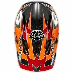 Troy Lee 2014 D3 Speed Carbon Helmet-Orange PROTECTIVE GEAR