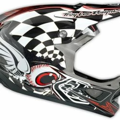 Troy Lee 2014 D3 Finish Line Composite Helmet-Black