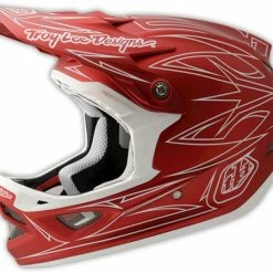 Troy Lee 2014 D3 Pinstripe II Composite Helmet-Red
