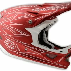 Troy Lee 2014 D3 Pinstripe II Composite Helmet-Red