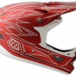 Troy Lee 2014 D3 Pinstripe II Composite Helmet-Red