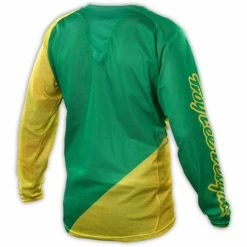 RACE WEAR Troy Lee 2014 Sprint Race Jersey-Turismo Green/Yellow