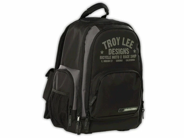 Bags & Luggage Troy Lee Basic Backpack-Race Shop-Gray 1 Bags & Luggage Troy Lee Basic Backpack-Race Shop-Gray