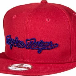 Troy Lee Classic Signature Snapback Hat-Red