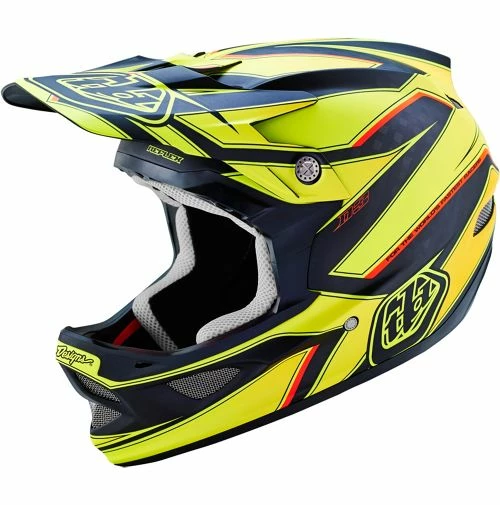 PROTECTIVE GEAR Troy Lee D3 Carbon Helmet-Reflex Yellow 1 PROTECTIVE GEAR Troy Lee D3 Carbon Helmet-Reflex Yellow