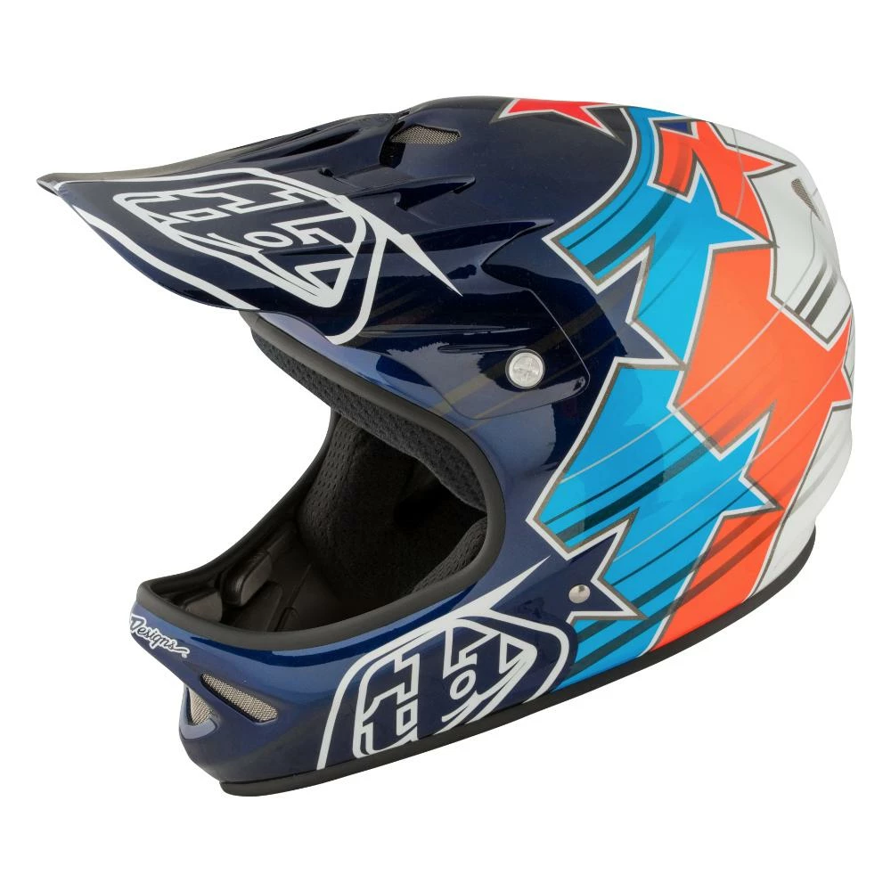 Troy Lee D2 Composite Helmet-Fusion Blue PROTECTIVE GEAR 1 Troy Lee D2 Composite Helmet-Fusion Blue PROTECTIVE GEAR