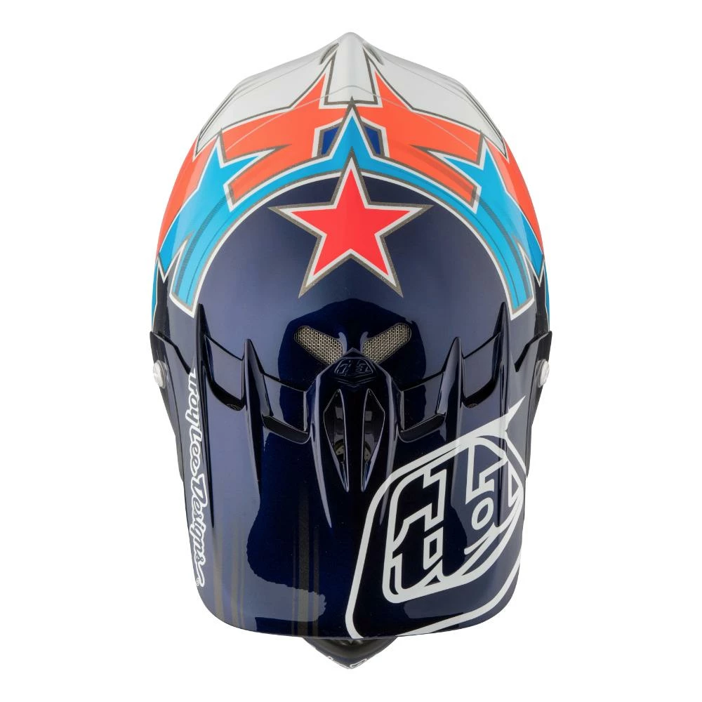 Troy Lee D2 Composite Helmet-Fusion Blue PROTECTIVE GEAR 9 Troy Lee D2 Composite Helmet-Fusion Blue PROTECTIVE GEAR