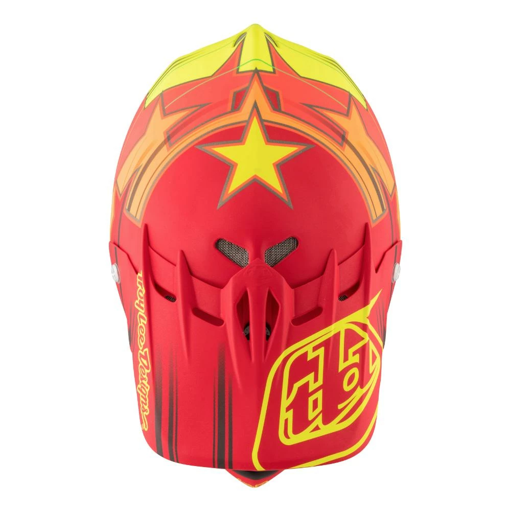 PROTECTIVE GEAR Troy Lee D2 Composite Helmet-Fusion Red 3 PROTECTIVE GEAR Troy Lee D2 Composite Helmet-Fusion Red