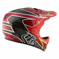 Troy Lee D2 Composite Helmet-Pulse Red 17 Troy Lee D2 Composite Helmet-Pulse Red