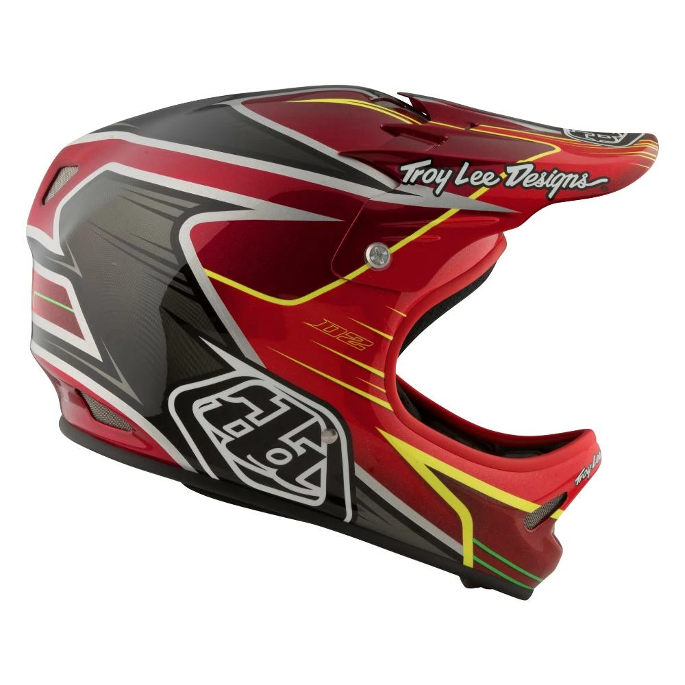 Troy Lee D2 Composite Helmet-Pulse Red 3 Troy Lee D2 Composite Helmet-Pulse Red