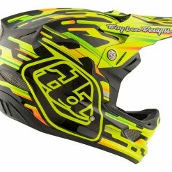 Troy Lee D3 Carbon MIPS Helmet-Code Yellow