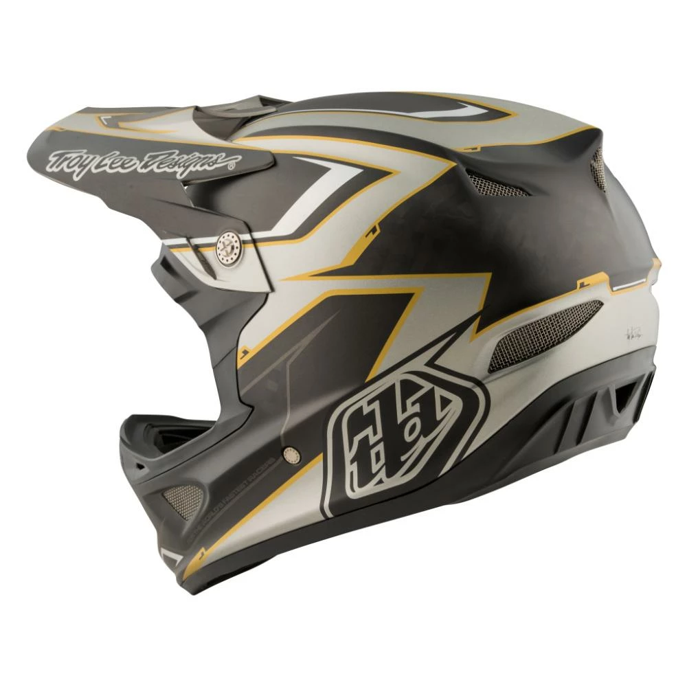 PROTECTIVE GEAR Troy Lee D3 Carbon MIPS Helmet-Cadence Gray 9 PROTECTIVE GEAR Troy Lee D3 Carbon MIPS Helmet-Cadence Gray