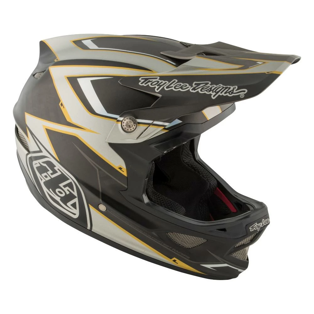 PROTECTIVE GEAR Troy Lee D3 Carbon MIPS Helmet-Cadence Gray 2 PROTECTIVE GEAR Troy Lee D3 Carbon MIPS Helmet-Cadence Gray