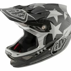 Troy Lee D3 Carbon MIPS Helmet-Freedom Black/Gray PROTECTIVE GEAR