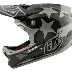 Troy Lee D3 Carbon MIPS Helmet-Freedom Black/Gray PROTECTIVE GEAR