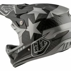 Troy Lee D3 Carbon MIPS Helmet-Freedom Black/Gray PROTECTIVE GEAR