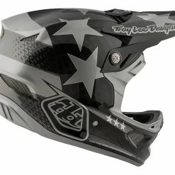 Troy Lee D3 Carbon MIPS Helmet-Freedom Black/Gray PROTECTIVE GEAR