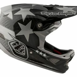 Troy Lee D3 Carbon MIPS Helmet-Freedom Black/Gray PROTECTIVE GEAR