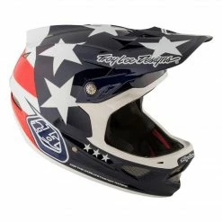 PROTECTIVE GEAR Troy Lee D3 Carbon MIPS Helmet-Freedom Blue