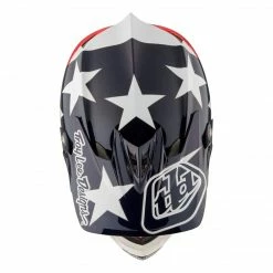 PROTECTIVE GEAR Troy Lee D3 Carbon MIPS Helmet-Freedom Blue