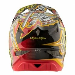 PROTECTIVE GEAR Troy Lee D3 Carbon MIPS Helmet-Longshot Red 15 PROTECTIVE GEAR Troy Lee D3 Carbon MIPS Helmet-Longshot Red