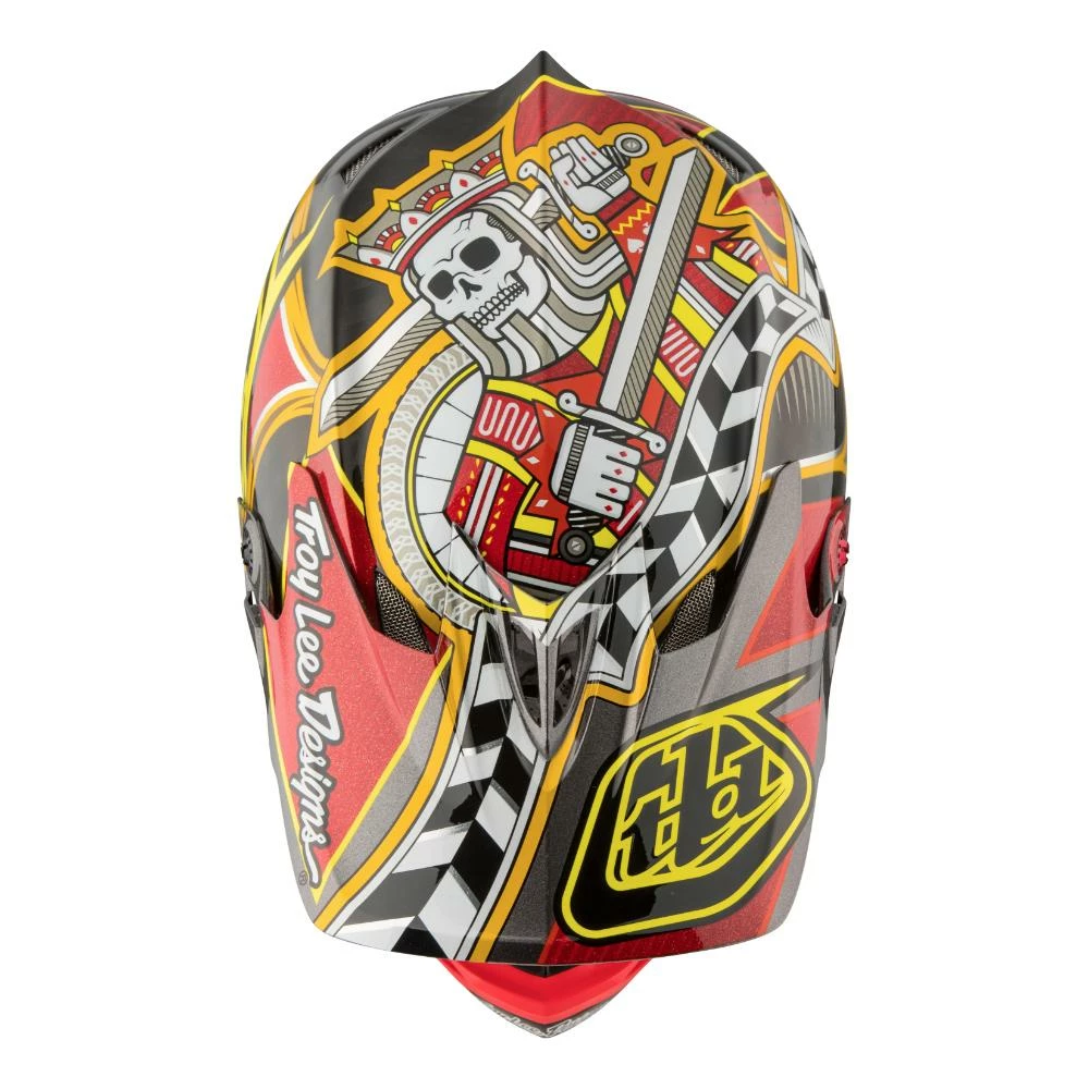 PROTECTIVE GEAR Troy Lee D3 Carbon MIPS Helmet-Longshot Red 6 PROTECTIVE GEAR Troy Lee D3 Carbon MIPS Helmet-Longshot Red