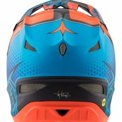PROTECTIVE GEAR Troy Lee D3 Carbon MIPS Helmet-Starburst Orange