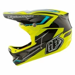Troy Lee D3 Composite Helmet-Cadence Black/Yellow