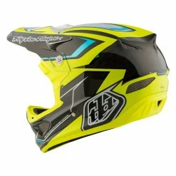 Troy Lee D3 Composite Helmet-Cadence Black/Yellow