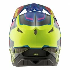 Troy Lee D3 Composite Helmet-Cadence Red/Yellow