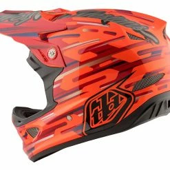 PROTECTIVE GEAR Troy Lee D3 Composite Helmet-Code Orange 12 PROTECTIVE GEAR Troy Lee D3 Composite Helmet-Code Orange