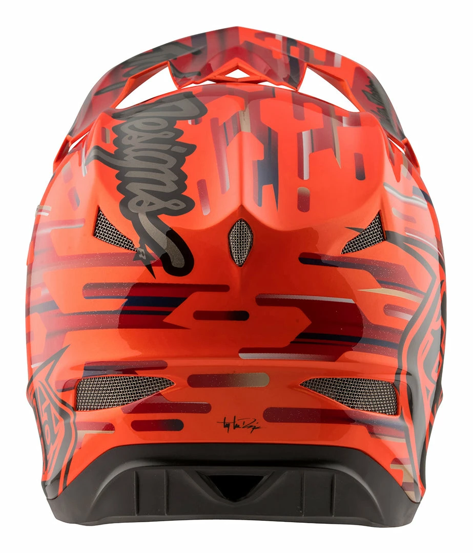 PROTECTIVE GEAR Troy Lee D3 Composite Helmet-Code Orange 6 PROTECTIVE GEAR Troy Lee D3 Composite Helmet-Code Orange