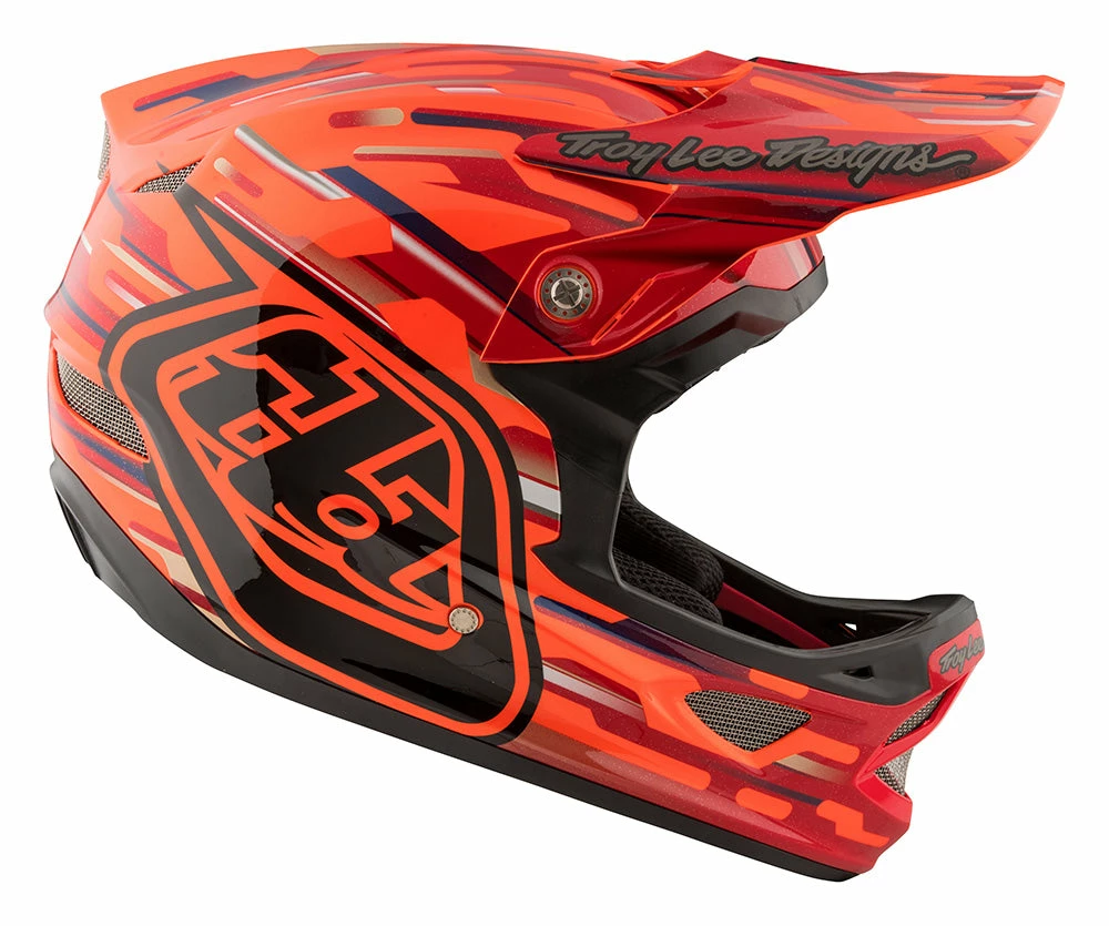 PROTECTIVE GEAR Troy Lee D3 Composite Helmet-Code Orange 7 PROTECTIVE GEAR Troy Lee D3 Composite Helmet-Code Orange