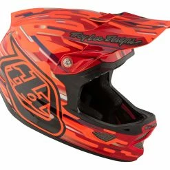 PROTECTIVE GEAR Troy Lee D3 Composite Helmet-Code Orange 13 PROTECTIVE GEAR Troy Lee D3 Composite Helmet-Code Orange