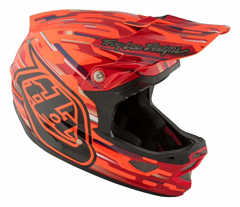 PROTECTIVE GEAR Troy Lee D3 Composite Helmet-Code Orange 5 PROTECTIVE GEAR Troy Lee D3 Composite Helmet-Code Orange