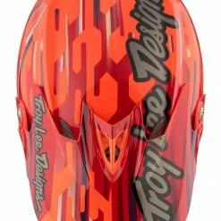 PROTECTIVE GEAR Troy Lee D3 Composite Helmet-Code Orange 11 PROTECTIVE GEAR Troy Lee D3 Composite Helmet-Code Orange
