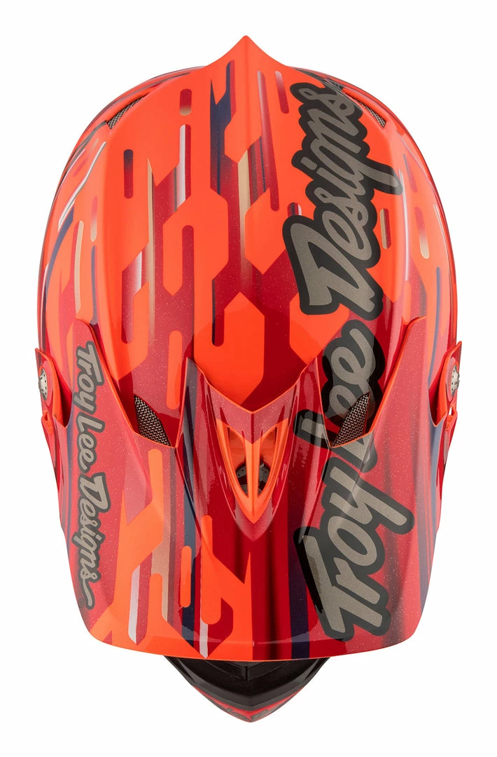 PROTECTIVE GEAR Troy Lee D3 Composite Helmet-Code Orange 3 PROTECTIVE GEAR Troy Lee D3 Composite Helmet-Code Orange