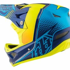 Troy Lee D3 Composite Helmet-Starburst Yellow PROTECTIVE GEAR