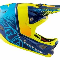 Troy Lee D3 Composite Helmet-Starburst Yellow PROTECTIVE GEAR